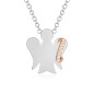 COLLANA ANGELO CON LETTERA I DONNA ROBERTO GIANNOTTI 