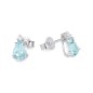 ORECCHINI ORO ACQUAMARINA E DIAMANTE DONNA DEMETRA ORECCHINI ORO ACQUAMARINA E DIAMANTE DONNA DEMETRA
