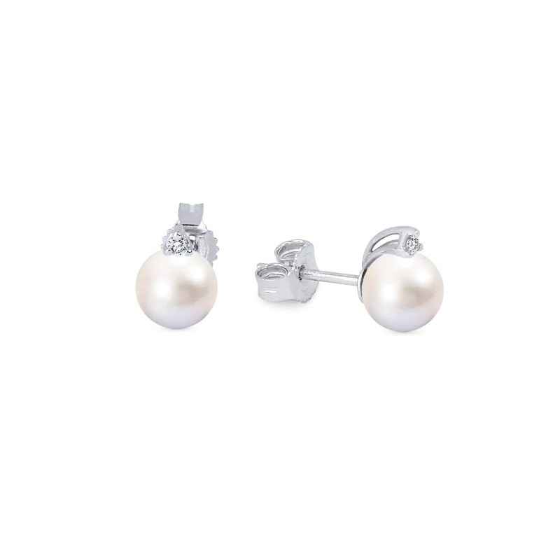 ORECCHINI ORO, PERLA E DIAMANTE DONNA DEMETRA ORECCHINI ORO, PERLA E DIAMANTE DONNA DEMETRA