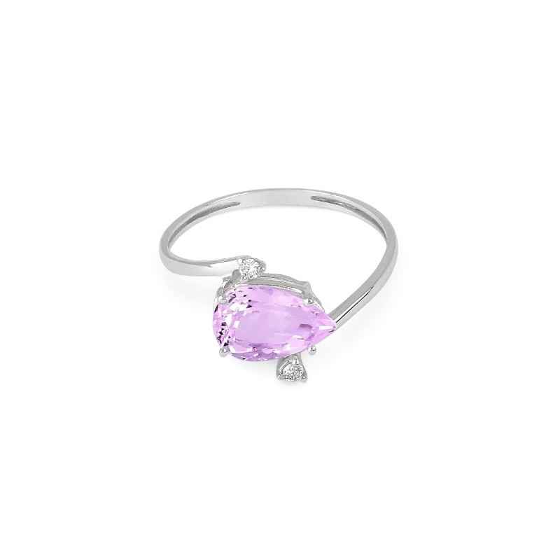 ANELLO ORO AMETISTA E DIAMANTI DONNA DEMETRA ANELLO ORO AMETISTA E DIAMANTI DONNA DEMETRA