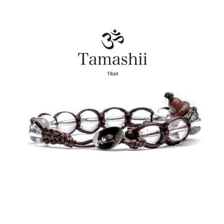 BRACCIALE CRISTALLO DI ROCCA UOMO-DONNA TAMASHII 1 GIRO bhs900-61 TAMASHII