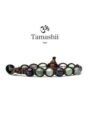 BRACCIALE FLUORITE UOMO-DONNA TAMASHII 1 GIRO bhs900-203 TAMASHII