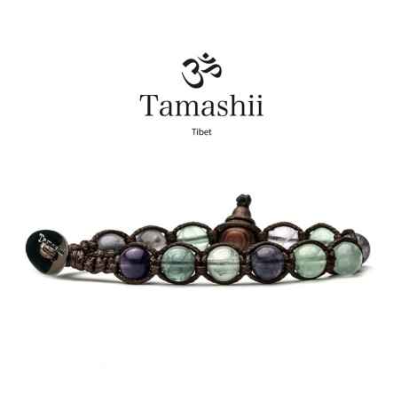 BRACCIALE FLUORITE UOMO-DONNA TAMASHII 1 GIRO bhs900-203 TAMASHII