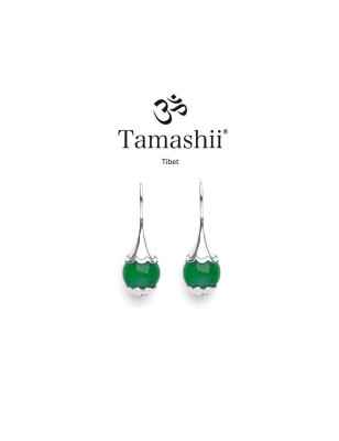 ORECCHINI AGATA VERDE DONNA TAMASHII EAR-DROPS EHST6-12 TAMASHII