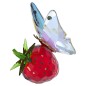 DECORAZIONE IDYLLIA FARFALLA E FRAGOLA SWAROVSKI DECORAZIONE IDYLLIA FARFALLA E FRAGOLA SWAROVSKI
