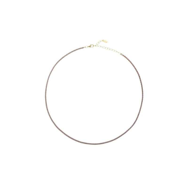 COLLANA TENNISMANIA DORATA ZIRCONI BIANCHI AMEN COLLANA TENNISMANIA DORATA ZIRCONI BIANCHI AMEN