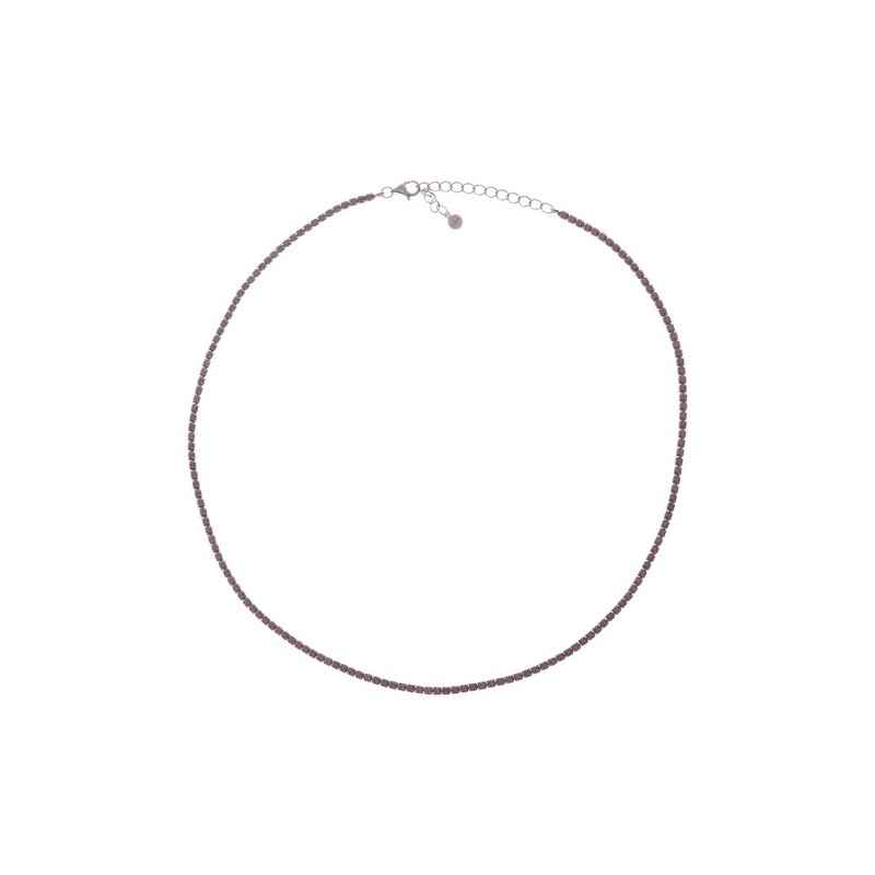 COLLANA TENNISMANIA ZIRCONI MARRONI DONNA AMEN COLLANA TENNISMANIA ZIRCONI MARRONI DONNA AMEN