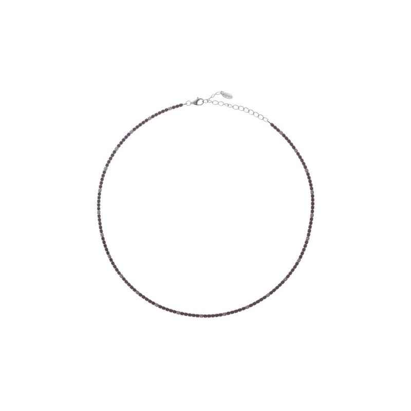 COLLANA TENNISMANIA ZIRCONI NERI E BIANCHI AMEN COLLANA TENNISMANIA ZIRCONI NERI E BIANCHI AMEN