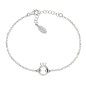 BRACCIALE CON ANELLO SOLITARIO BIANCO DONNA AMEN BRACCIALE CON ANELLO SOLITARIO BIANCO DONNA AMEN
