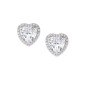 ORECCHINI BIG DIAMOND CUORE BIANCO DONNA AMEN ORECCHINI BIG DIAMOND CUORE BIANCO DONNA AMEN