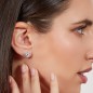 ORECCHINI BIG DIAMOND CUORE BIANCO DONNA AMEN ORECCHINI BIG DIAMOND CUORE BIANCO DONNA AMEN