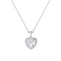 COLLANA BIG DIAMONDS CUORE BIANCO DONNA AMEN COLLANA BIG DIAMONDS CUORE BIANCO DONNA AMEN