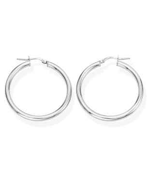 ORECCHINI CERCHIO 3CM DONNA AMEN  ORCE3B3 AMEN