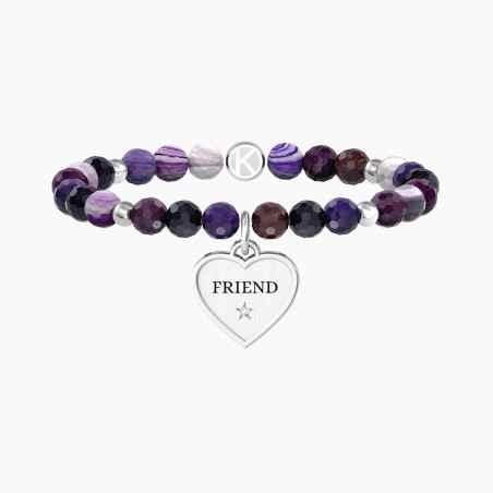 BRACCIALE CUORE FRIEND IN MY LIFE DONNA KIDULT  732219 KIDULT