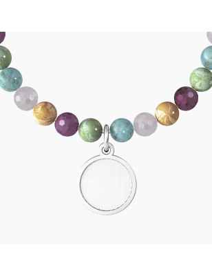 BRACCIALE ELASTICO CON PIETRE COLORATE DONNA KIDULT 