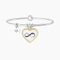 BRACCIALE RIGIDO CUORE E INFINITO DONNA KIDULT BRACCIALE RIGIDO CUORE E INFINITO DONNA KIDULT