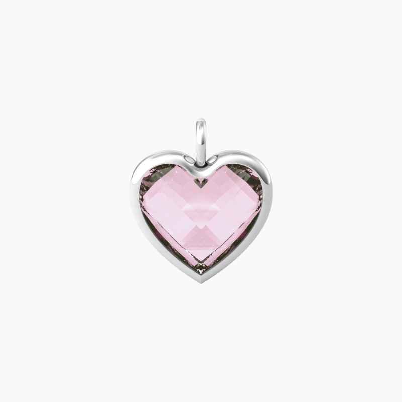CIONDOLO GRANDE CUORE ROSA DONNA KIDULT CIONDOLO GRANDE CUORE ROSA DONNA KIDULT