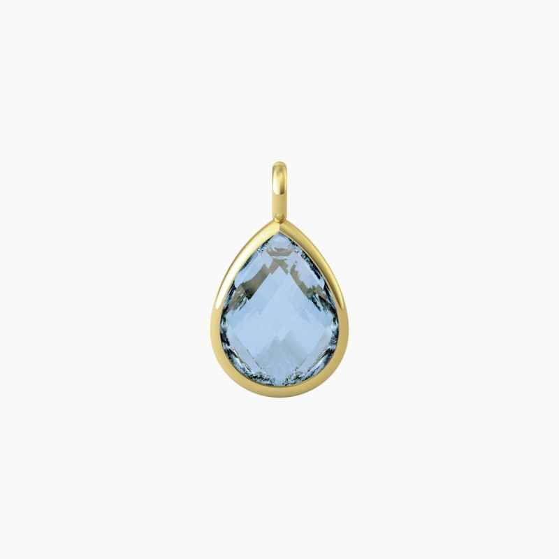CIONDOLO TAGLIO GOCCIA AZZURRO DONNA KIDULT CIONDOLO TAGLIO GOCCIA AZZURRO DONNA KIDULT