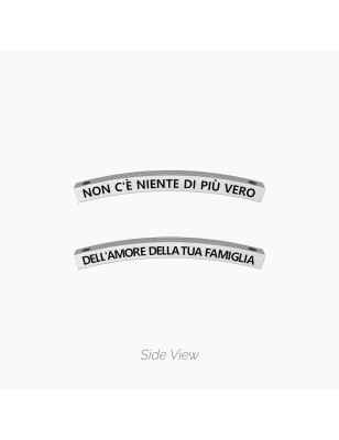 BRACCIALE CATENA E PIASTRINA FAMIGLIA UOMO KIDULT 