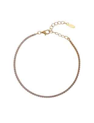 BRACCIALE TENNISMANIA ZIRCONI BIANCHI DONNA AMEN  BT1GB17 AMEN