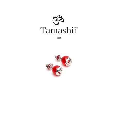 ORECCHINI AGATA ROSSO PASSIONE DONNA TAMASHII  EHST8-124 TAMASHII