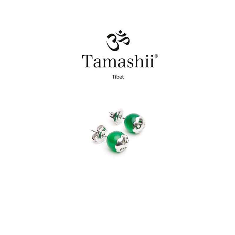ORECCHINI AGATA VERDE DONNA TAMASHII ORECCHINI AGATA VERDE DONNA TAMASHII