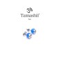 ORECCHINI AGATA BLU DONNA TAMASHII ORECCHINI AGATA BLU DONNA TAMASHII