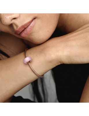 CHARM VETRO MURANO ROSA OPACO DONNA PANDORA 789421C00 PANDORA