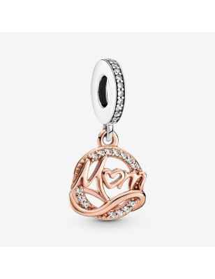CHARM PENDENTE MAMMA PLACCATO ORO ROSA PANDORA 789374C01 PANDORA