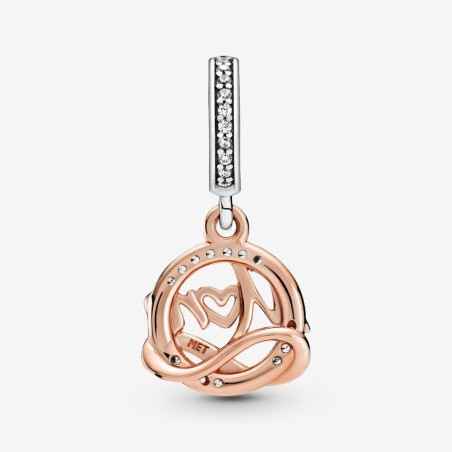 CHARM PENDENTE MAMMA PLACCATO ORO ROSA PANDORA