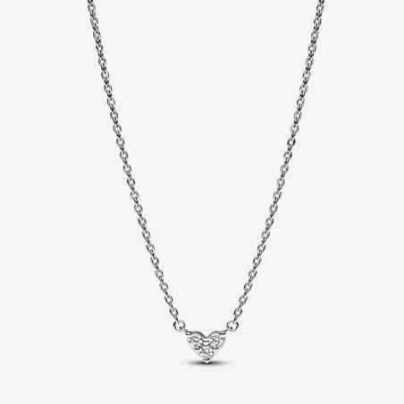 COLLANA CUORE CON TRE PIETRE DONNA PANDORA  393014C01-45 PANDORA