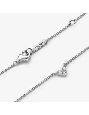 COLLANA CUORE CON TRE PIETRE DONNA PANDORA 