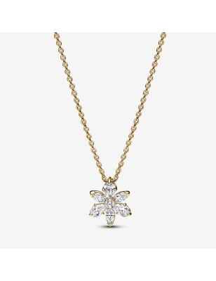 COLLANA HERBARIUM FIORE LUMINOSO DORATO DONNA PANDORA  362387C01-45 PANDORA