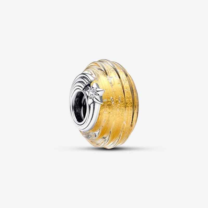 CHARM VETRO MURANO STELLA CADENTE DONNA PANDORA CHARM VETRO MURANO STELLA CADENTE DONNA PANDORA