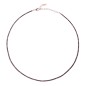 COLLANA TENNISMANIA ROSE' ZIRCONI NERI E BIANCHI AMEN COLLANA TENNISMANIA ROSE' ZIRCONI NERI E BIANCHI AMEN