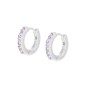 ORECCHINI CERCHIO TENNIS MANIA ZIRCONI LILLA DONNA AMEN ORECCHINI CERCHIO TENNIS MANIA ZIRCONI LILLA DONNA AMEN
