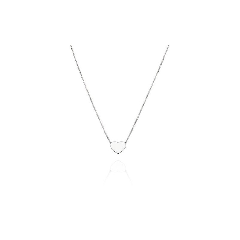 COLLANA CUORE IN ARGENTO RODIATO DONNA AMEN COLLANA CUORE IN ARGENTO RODIATO DONNA AMEN