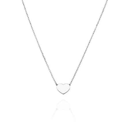 COLLANA CUORE IN ARGENTO RODIATO DONNA AMEN  CLHB3 AMEN