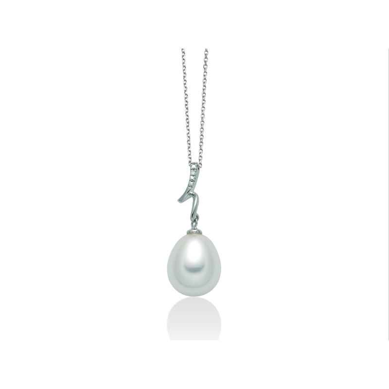 ORECCHINI ORO BIANCO DIAMANTI DONNA MILUNA LE PERLE ORECCHINI ORO BIANCO DIAMANTI DONNA MILUNA LE PERLE