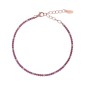 BRACCIALE TENNISMANIA ROSATO ZIRCONI FUCSIA BIANCHI AMEN BRACCIALE TENNISMANIA ROSATO ZIRCONI FUCSIA BIANCHI AMEN