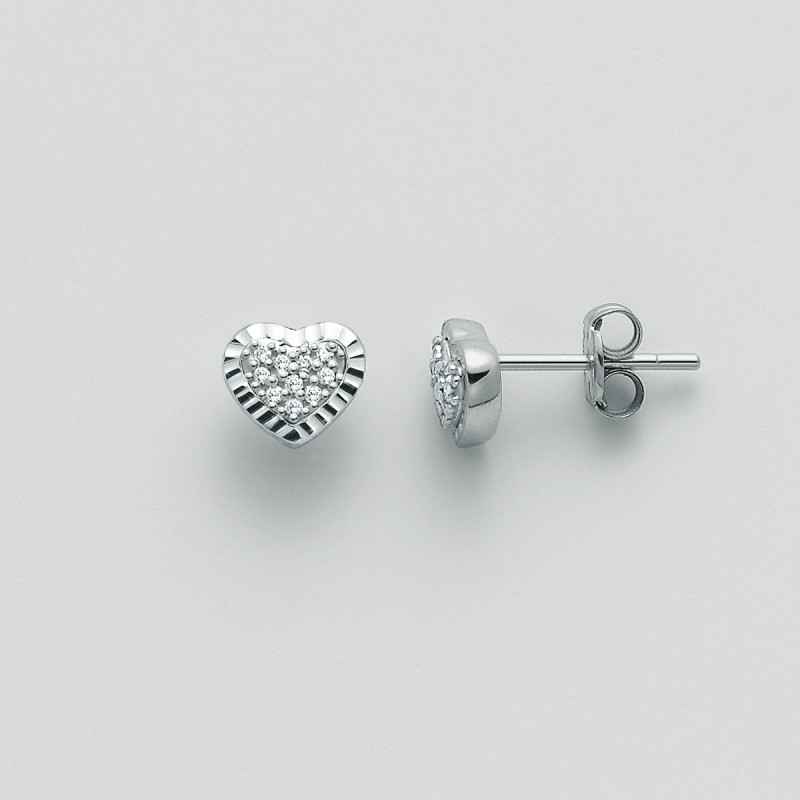 ORECCHINI LOBO CUORE DONNA MILUNA I DIAMANTI ORECCHINI LOBO CUORE DONNA MILUNA I DIAMANTI